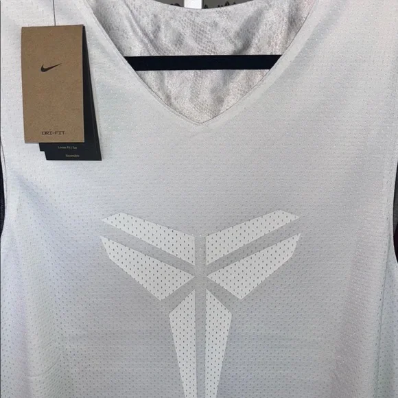 KOBE Nike Men’s REVERSIBLE White Tank Top - Picture 4 of 4